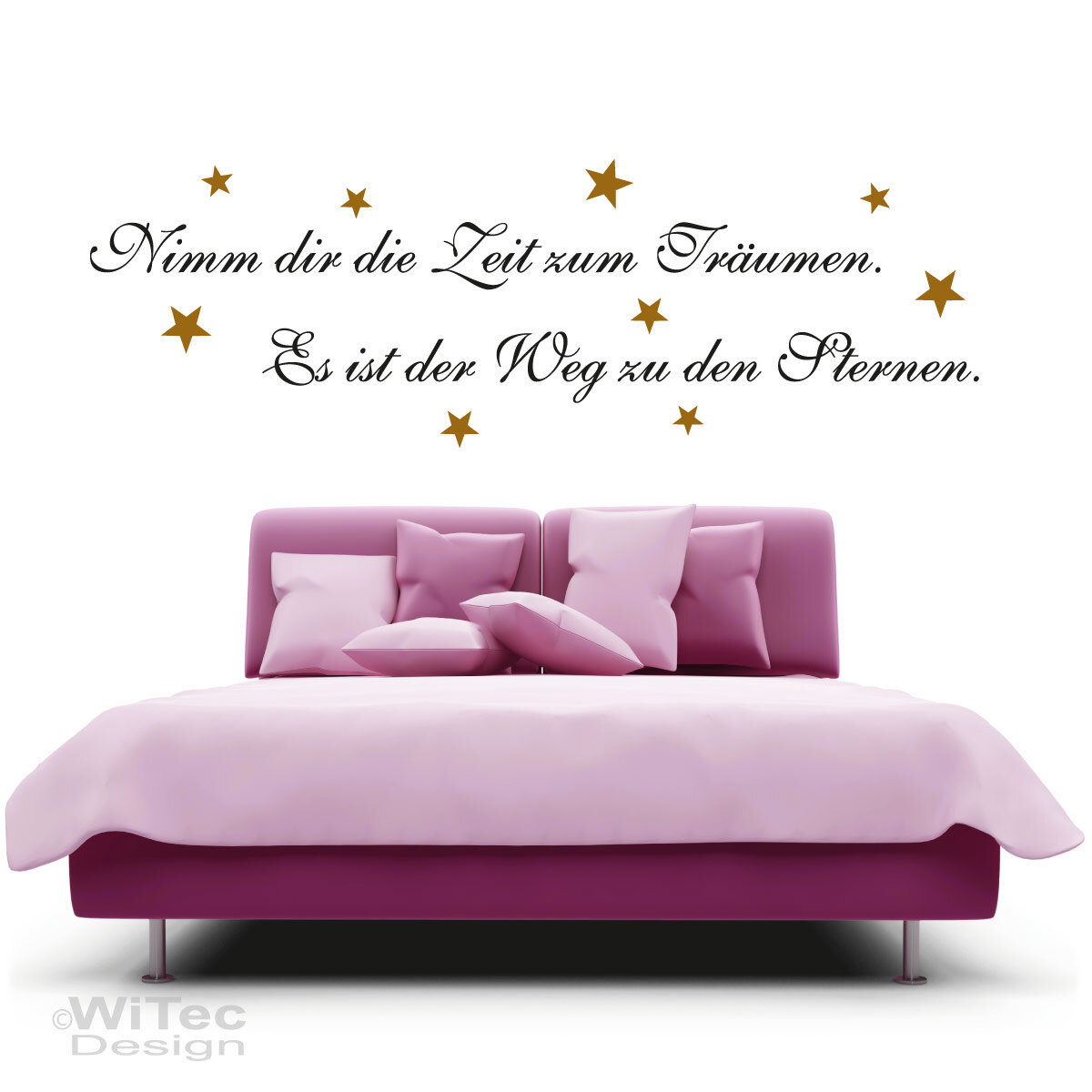Wandtattoo TRAUMZEIT Wandaufkleber Wandfolie