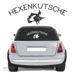 Autoaufkleber Heckscheibe Hexenkutsche Aufkleber Hexe 