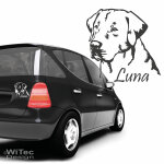 Autoaufkleber Labrador Name Hundeaufkleber Aufkleber Hund