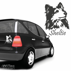 Autoaufkleber Shetland Sheepdog Sheltie Auto Aufkleber Hund
