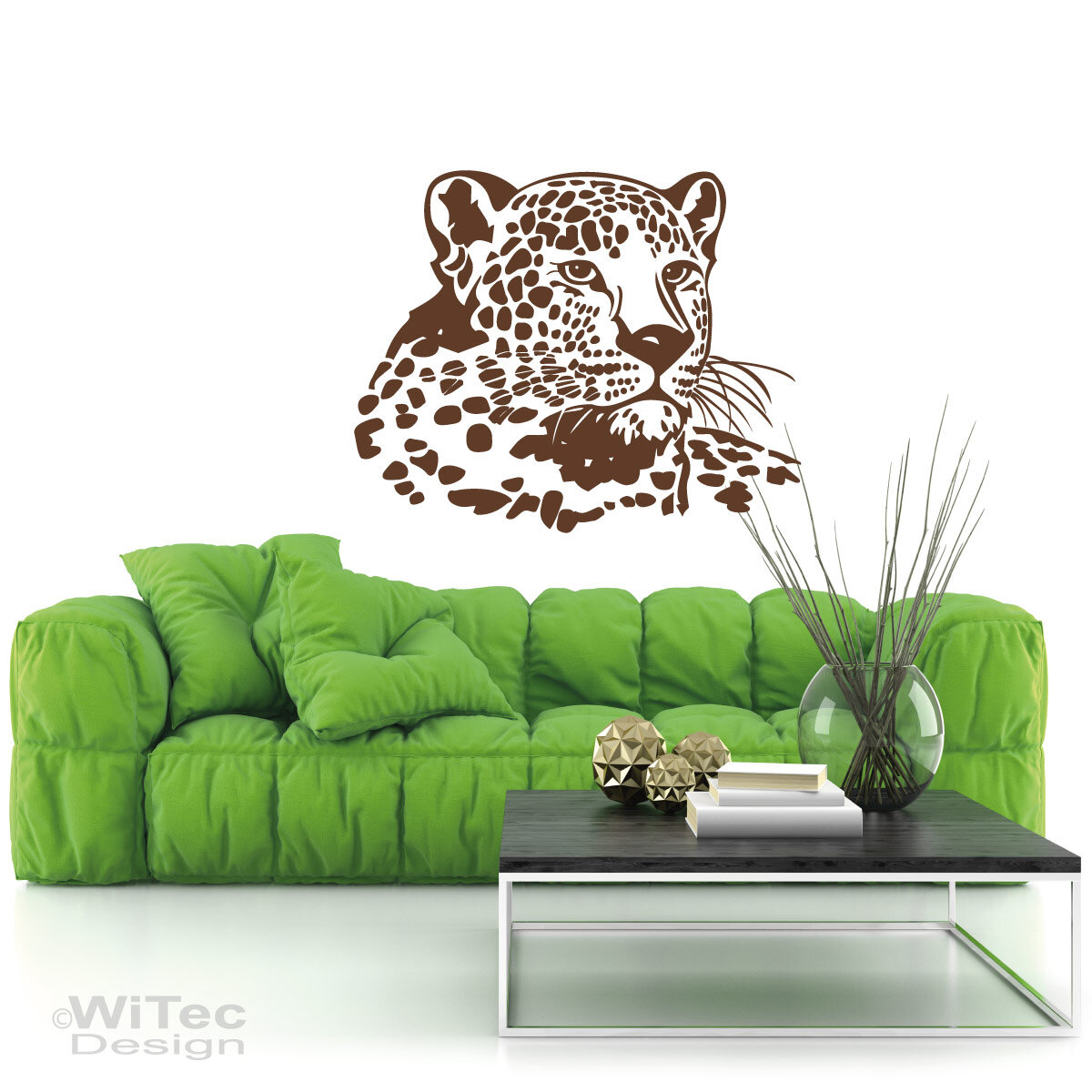 Wandtattoo Leopard Wandaufkleber