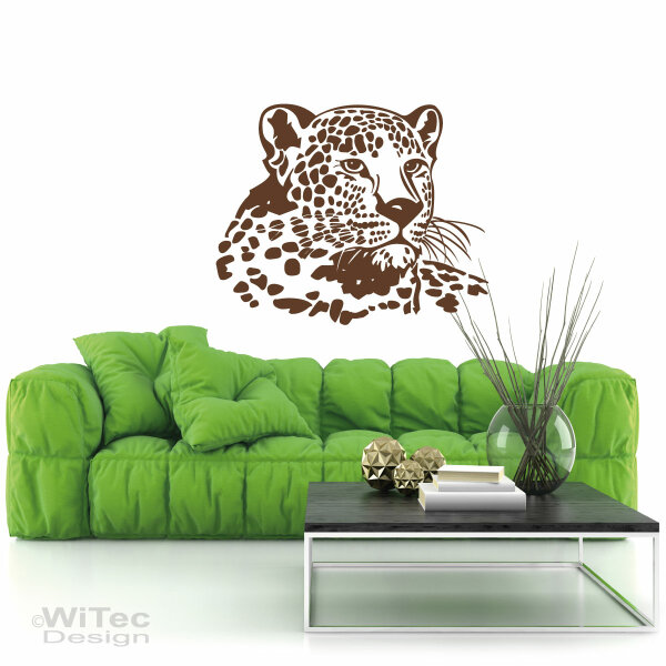 Wandtattoo Leopard Wandaufkleber