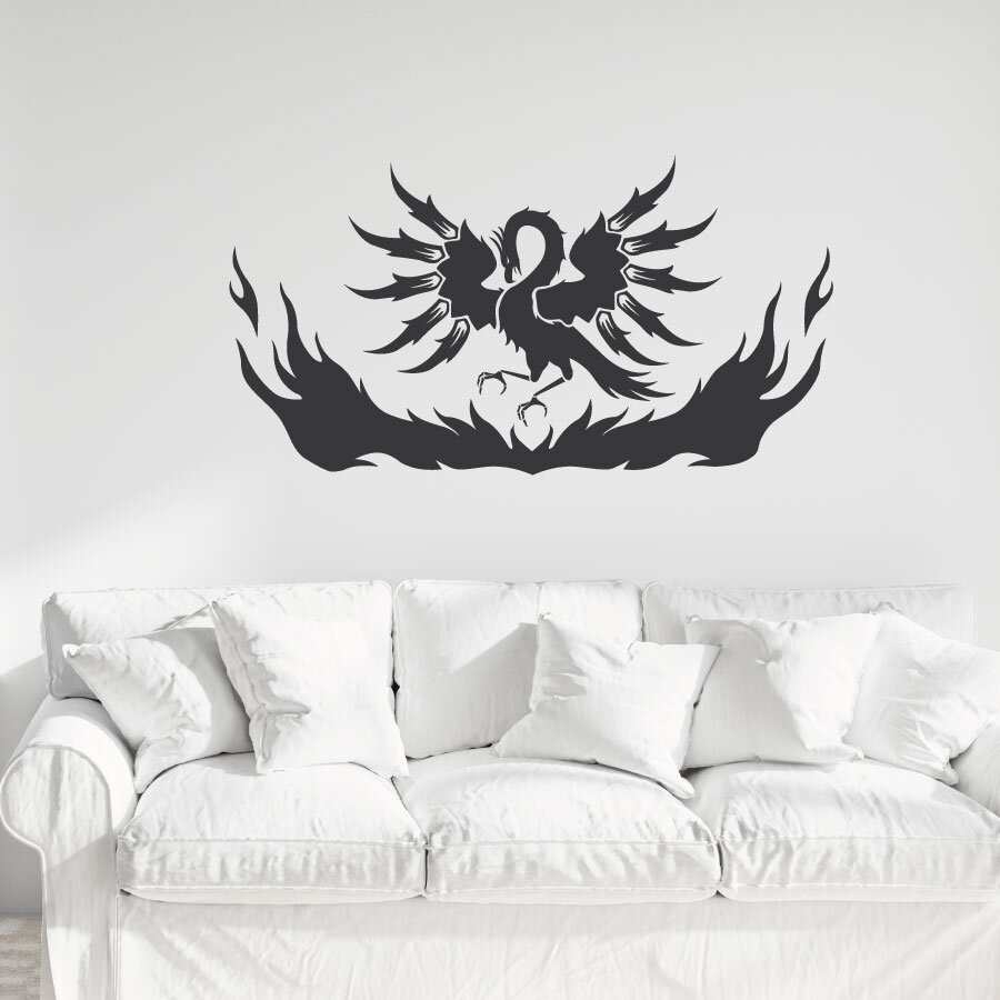 Wandtattoo Phönix Wandaufkleber Schlafzimmer Aufkleber