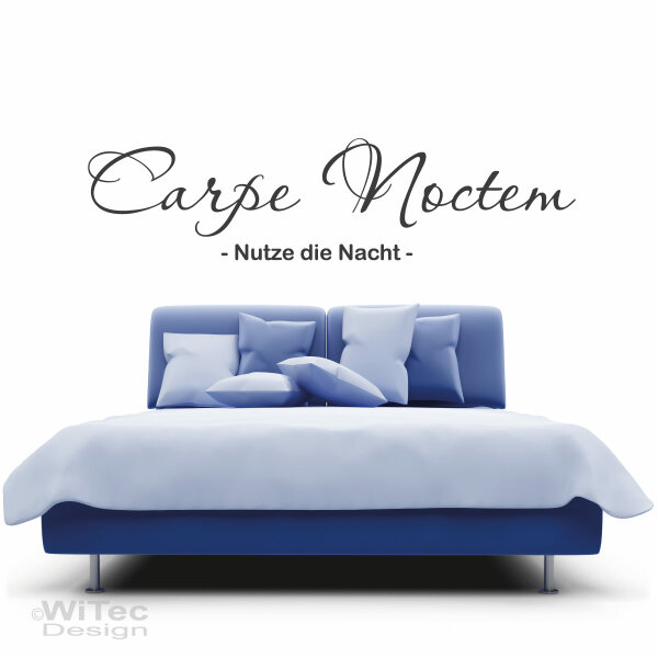 Wandtattoo Carpe Noctem - Nutze die Nacht