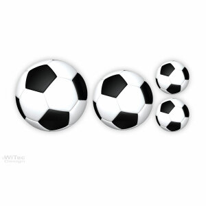 Wandtattoo FUSSBALL Wandaufkleber SET