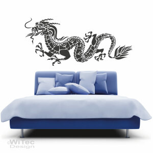 Wandaufkleber DRACHEN  Aufkleber Walltattoo Asia