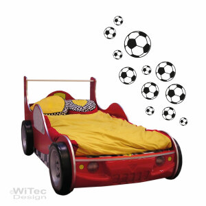 Wandaufkleber FUSSBALL Aufkleber SET