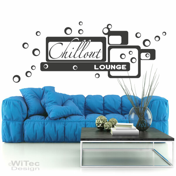 Wandtattoo Chillout Lounge Wandaufkleber