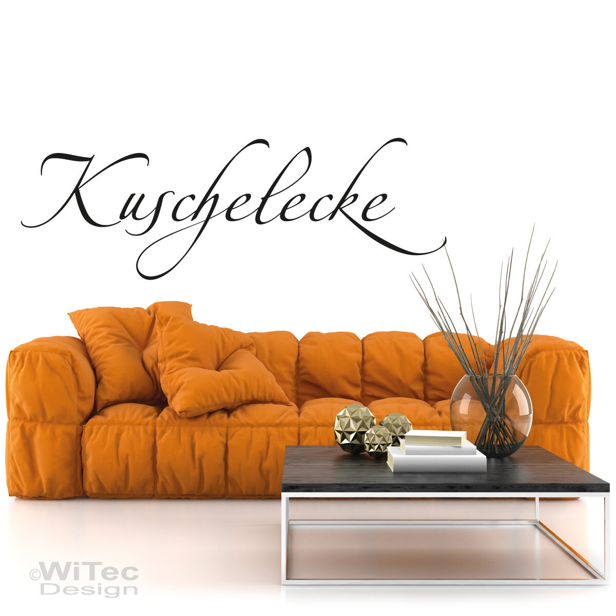 Wandaufkleber KUSCHELECKE Wandtattoo