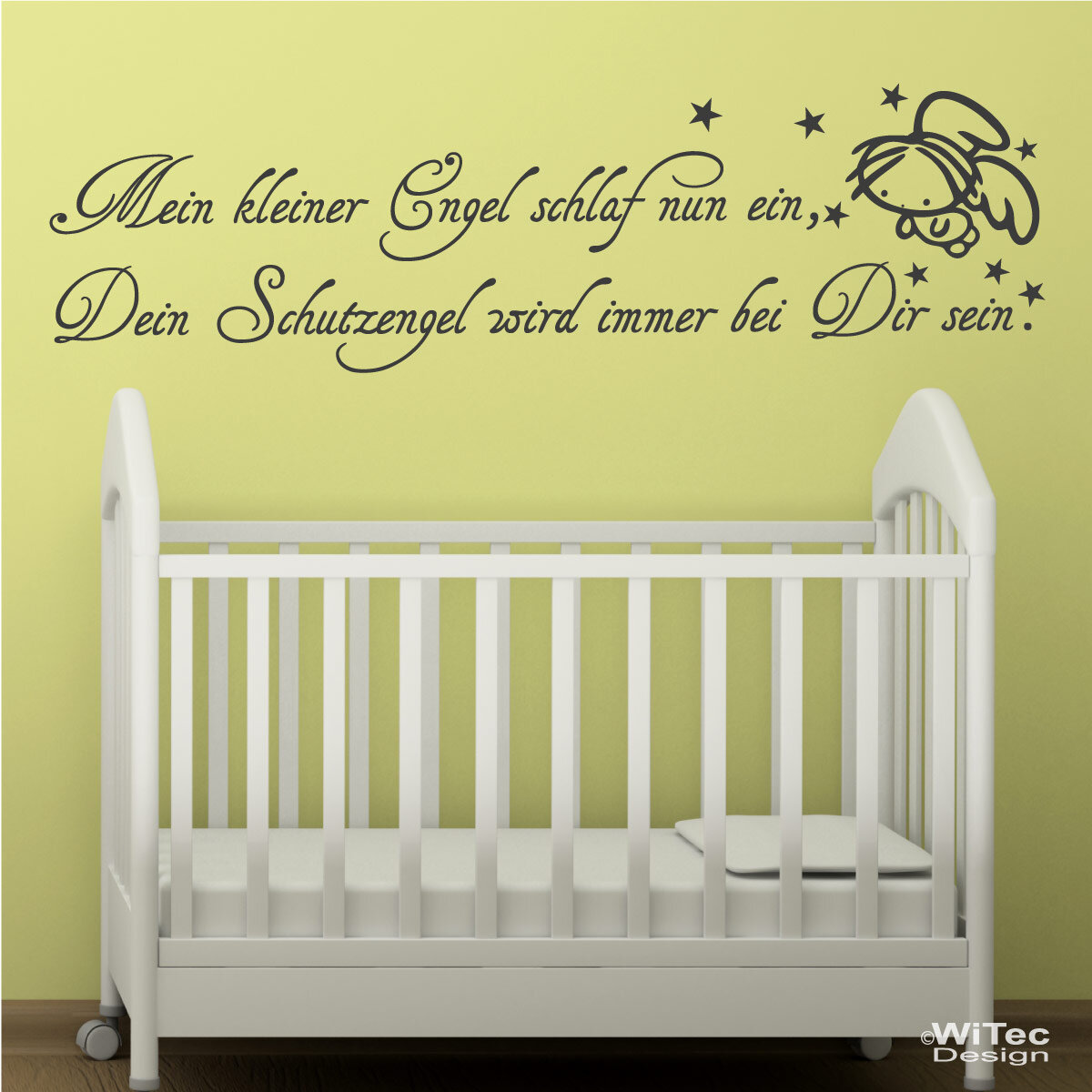 Wandaufkleber MEIN KLEINER ENGEL.. Kinderzimmer Reim