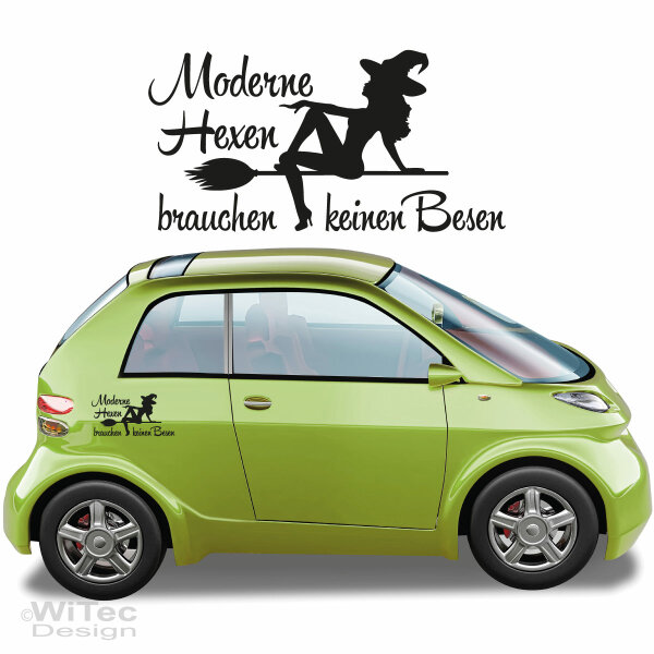 Moderne Hexen Autoaufkleber Auto Aukleber Hexe Sticker