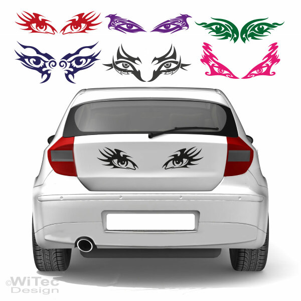 Augen tribal aufkleber auto styling gothik Heckscheibe