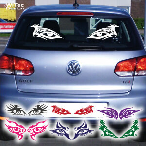 Augen tribal aufkleber auto styling gothik Heckscheibe