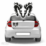 Widder RAM Tribal Aufkleber Auto Sticker