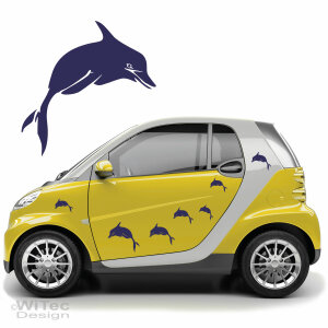 Delfin Auto Aufkleber Delfinaufkleber Sticker