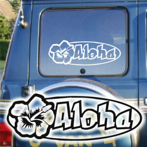 Aloha Hibiskus Hawaii Aufkleber Sticker Auto Laptop