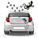 Auto Aufkleber Gekko Gecko