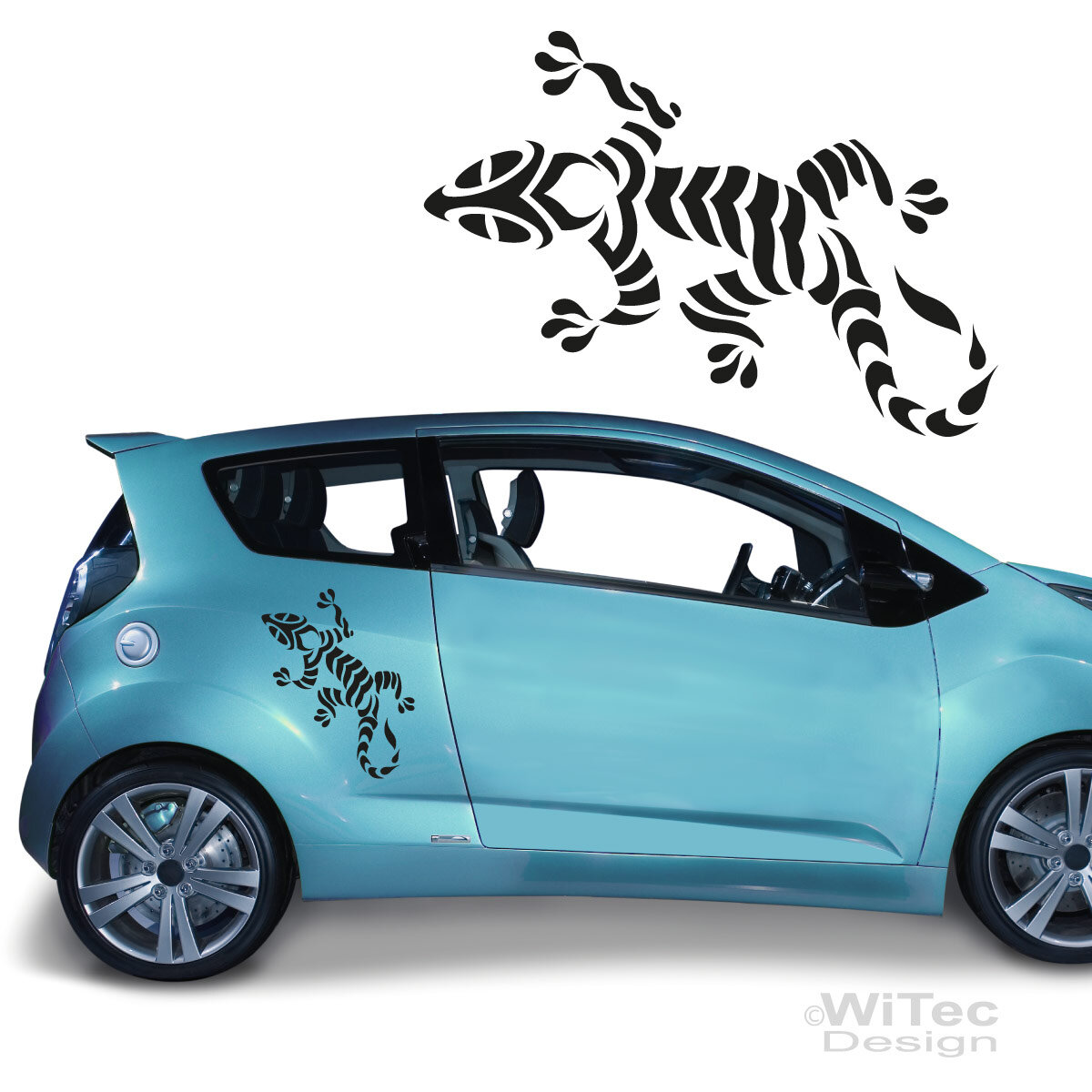Gekko Gecko Echse Tribal Tattoo Auto Aufkleber