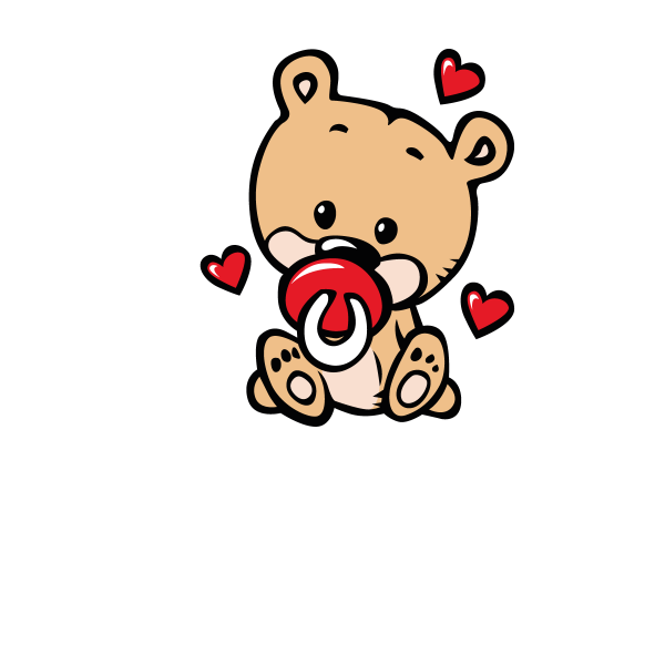 Türaufkleber Baby Teddy Name Herz Tür Aufkleber Wandtattoo