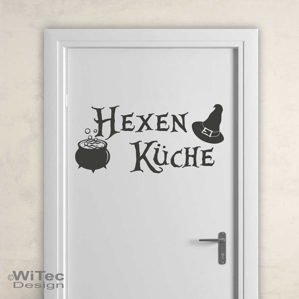 Türaufkleber HEXEN KÜCHE Hexenküche Wandtattoo