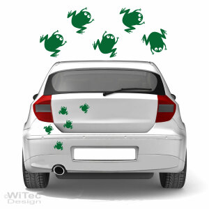 Autoaufkleber FROSCH 5er car sticker