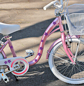 Blumenaufkleber Fahrrad Bike beachcruiser sticker