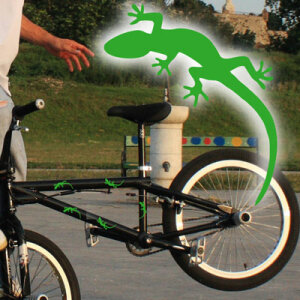 Fahrradaufkleber Gekko Gecko Echse Aufkleber Fahrrad